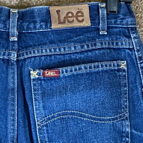 Vintage LEE RIDERS Womens Jeans Sz 11 High Waist Blue Denim Mom Rise 80s 90s - Picture 3 of 10